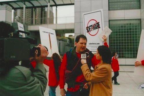 Salesforce's End of Software campaign